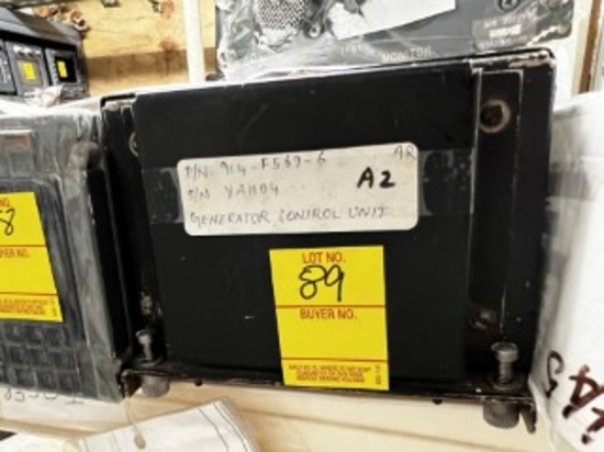 GENERATOR CONTROL UNIT - PART No. 914-F569-6 - SERIAL No. 4A1104