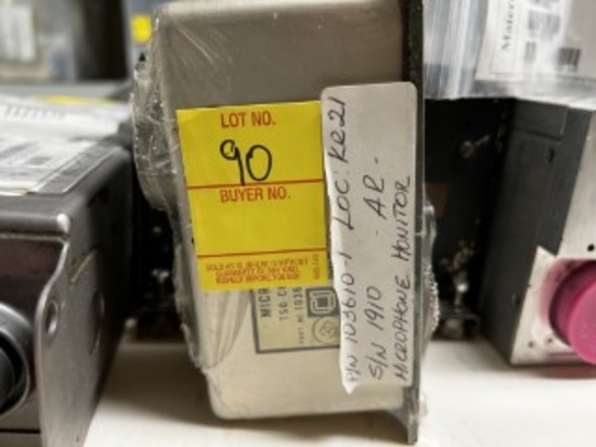 MICROPHONE MONITOR / COCKPIT VOICE RECORDER - PART No. 103610-1 - SERIAL No