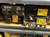 ASSORTED PANELS WITH SWITCHES - FLIGHT RECORDER, THRUST REVERSER, ETC