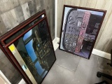 FRAMED PHOTOGRAPHS - COCKPIT VIEWS