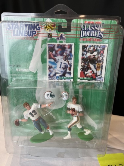 Starting Line-up Classic Double miniature figures with cards for Marino and Griese