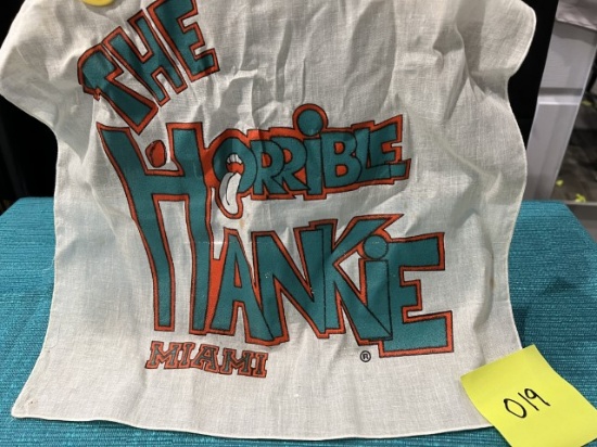 Original Horrible Hanke given at an Orange Bowl Game - vintage