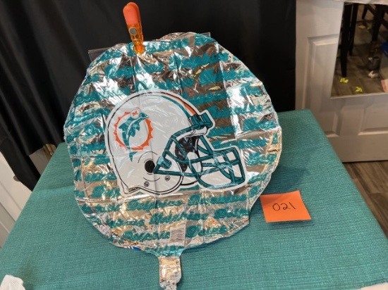 Mylar Balloons with Original Dolphins Logo