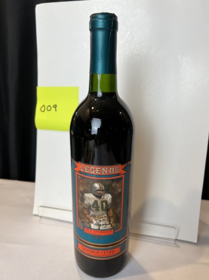 Dick Anderson Wine Bottle - un-opened