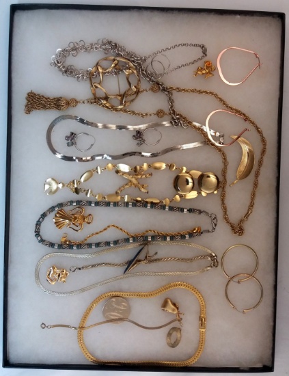 Necklace, Earring, Bracelet, & Brooch Lot