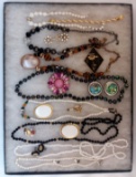 Necklace, Earring, & Brooch Lot