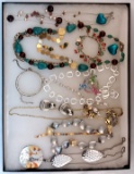 Necklace, Earring, Bracelet, & Brooch Lot