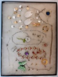 Necklace, Earring, Bracelet, & Brooch Lot