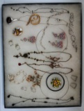 Necklace, Earring, Bracelet, & Brooch Lot