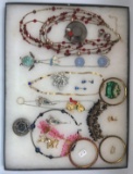 Necklace, Earring, Bracelet, & Brooch Lot