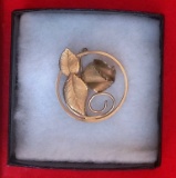 Valenza 12K Gold Filled Brooch