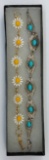 Turquoise & Daisy Bracelet Lot