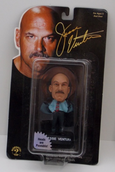 Sideshow Toy Jesse "The Governor" Ventura Little Big Head Mini Bobblehead Figure