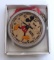 Wooden Kurt & Adler Mickey Mouse Clock Christmas Ornament