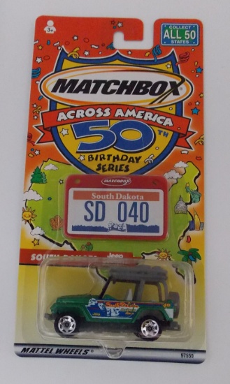 Matchbox Across America South Dakota 50th Anniversary Die Cast Vehicle