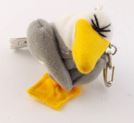 Meanie Beanies Peter Gotta Pee Gull Keychain