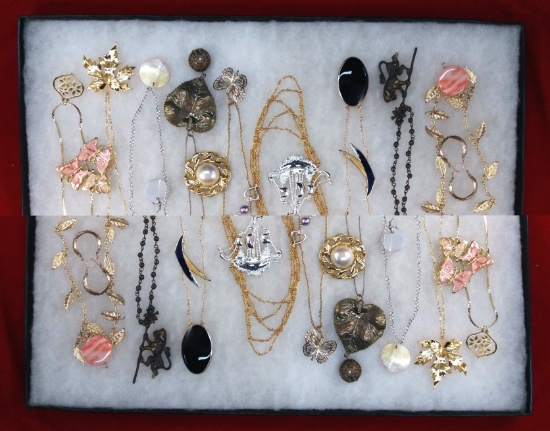 Necklace, Earring, Bracelet & Brooch Lot