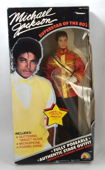 Vintage Michael Jackson Doll in Box (AMA Outfit)