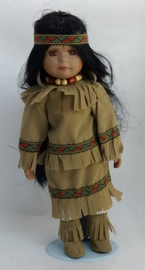 Unique Collection River Porcelain Doll