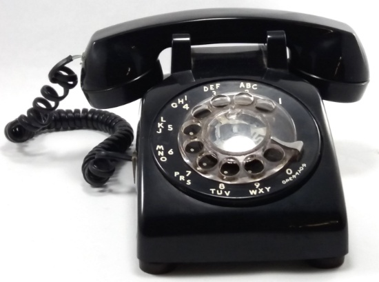 Vintage Rotary Desk Telephone Phone STD-RT