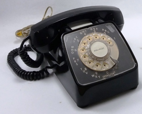 Vintage Rotary Desk Telephone Phone