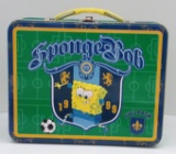 Spongebob Squarepants Soccer Player Tin Lunchbox