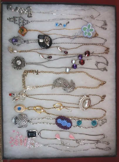 Necklace, Earring, Brooch Lot