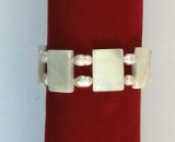 Elastic Bracelet w/ Colored White Stones