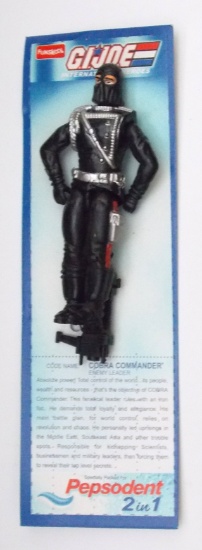 G.I. Joe Cobra Commander Funskool Pepsodent Import Carded Figure