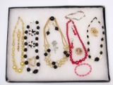 Necklace, Earring, Bracelet & Brooch Lot w/ Beads