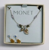 Monet Necklace & Earring set