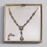 Trifari Necklace & Earring set