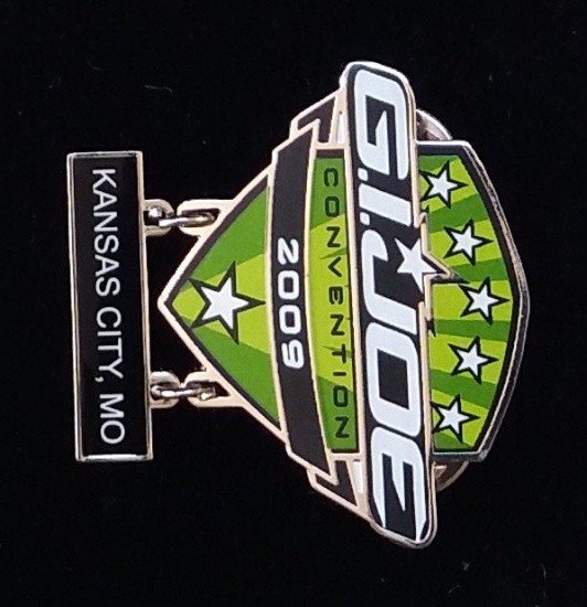 JoeCon 2009 Cloisonne Enameled GI Joe Convention Pin