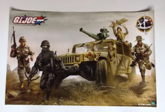 G.I.Joe 2004 Convention  22" X 13" Exclusive Hummer Poster