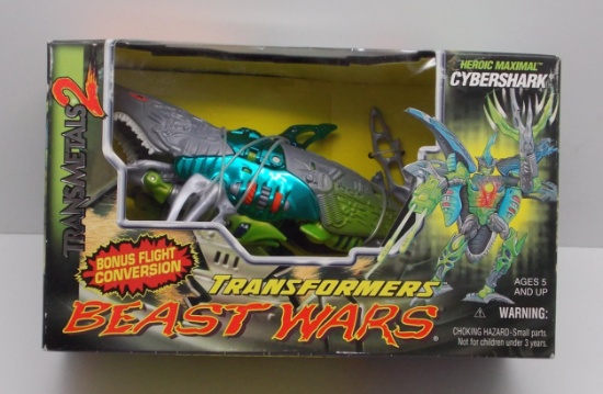 Transformers Beast Wars Cybershark Transmetals 2 Figure