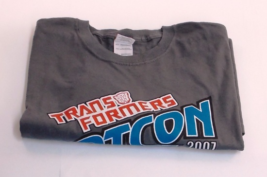 2007 Transformers T-Shirt Size XL - Exclusive Botcon Convention Souvenir