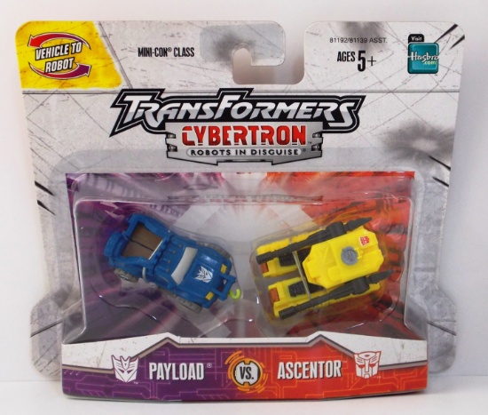Payload Vs Ascentor Cybertron Minicon Transformers 2 Figure Set