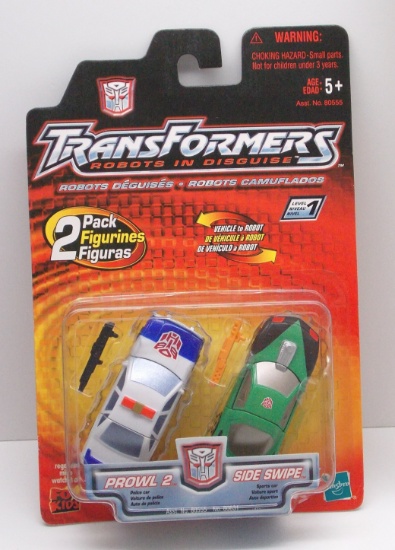 Prowl 2 Side Burn Transformers Robots In Disguise Minibot 2 pack