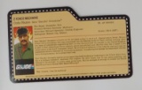 2010 Gaucho G.I. Joe Convention Exclusive FileCard