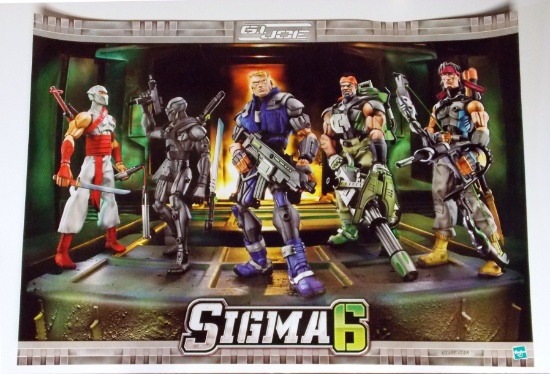G.I. Joe Sigma Six 24" X 17" Promo Poster