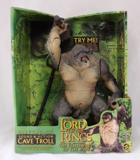 Cave Troll Deluxe Poseable Boxed Lord of the Rings Action Figure Toy