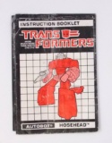 Hosehead Transformers G1 Instruction Booklet