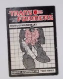 Jumpstarter Twin Twist Transformers G1 Instruction Booklet