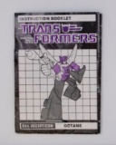 Octane Transformers G1 Instruction Booklet