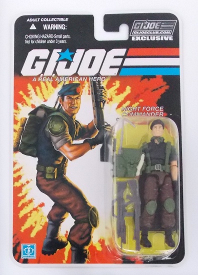 G.I. Joe Night Force Falcon FSS Club Exclusive Subscription Carded Figure