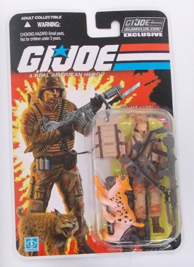 G.I. Joe Spearhead And Max FSS Club Exclusive Subscription Carded Figure
