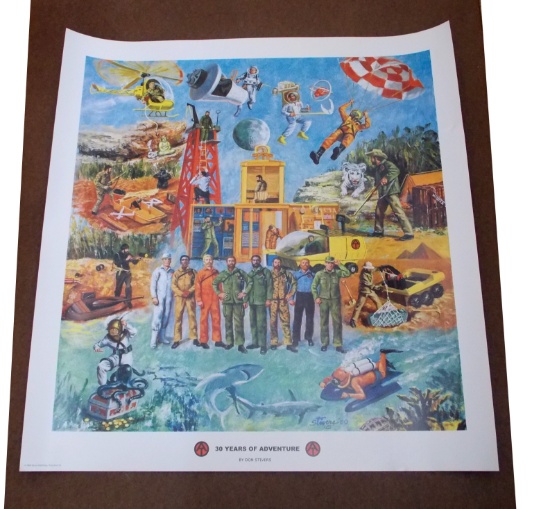 "30 years of Adventure" GI Joe Club Limited Edition Adventure Team Print!