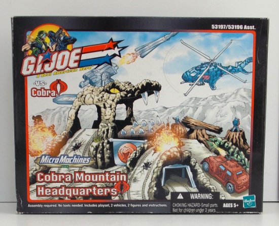 GI Joe Micro Machines Cobra Mountain Headquarters Playset