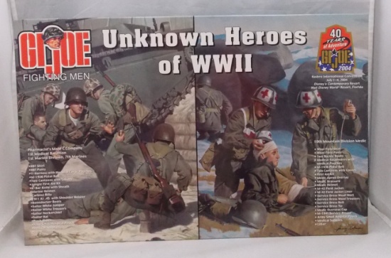 "Unknown Heroes "2004  GI Joe Convention Exclusive Collectible Display Box