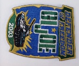 JoeCon 2003 Iron-On Embrodered Patch GI Joe Convention Souvenir